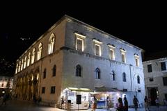 Dubrovnik at night, Rector's Palace