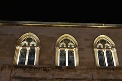 Dubrovnik at night featuring Rector's Palace, 15th century