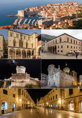 Montage of major Dubrovnik landmarks