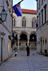 A street close to Dubrovnik's Old Harbour