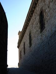 Castell de Montjuïc in Barcelona, interior grounds, east wall