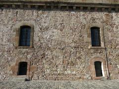 Castell de Montjuïc interior wall