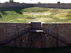 Castell de Montjuïc rampart in Barcelona