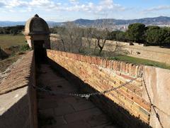 Castell de Montjuïc (Barcelona) interior view with garita of northern semibaluard