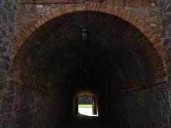 Castell de Montjuïc tunnel entrance