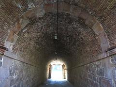 Castell de Montjuïc east entrance, access tunnel to Santa Elena moat