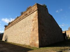 Castell de Montjuïc in Barcelona southwest view