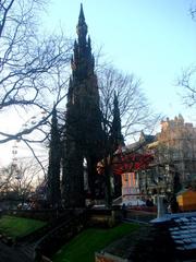 Christmas Fair with Sir Walter Scott Memorial