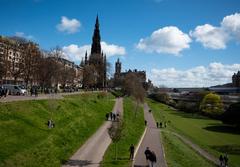 Scott Monument in Edinburgh