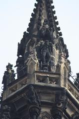 Statue of Dominie Sampson on the Scott Monument, Edinburgh