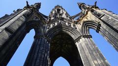 Edinburgh City Skyline with Notable Landmarks