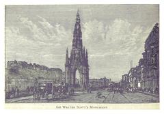 Sir Walter Scott's Monument Edinburgh