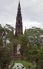 Scott Monument in Princess Street Gardens, Edinburgh