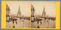 A. Scott’s Monument, Edinburgh, stereoscopic photograph from circa 1860 - 1865 by George Washington Wilson