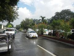 Liwasang Bonifacio gateway with Jones Bridge in the background, Manila