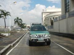 Liwasang Bonifacio gateway in Manila leading to Jones Bridge and Gates of Intramuros