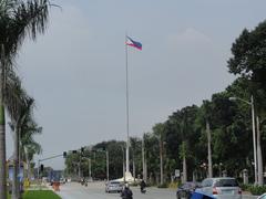 Tallest flagpole of the Philippine flag at Rizal Park in Manila