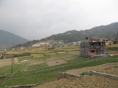 Dahachowk fields panoramic view