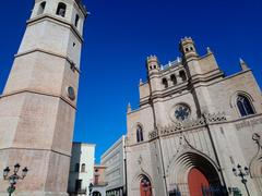 El Fadrí with the Cathedral of Castellón