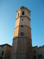 El Fadrí bell tower at sunset