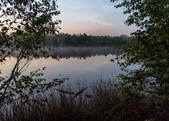 Venner Moor nature reserve landscape in Senden, Germany