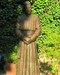 Statue of San Alberto Hurtado at Cerro San Cristóbal in Santiago, Chile, 2009