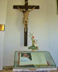 Interior de la base de la Estatua de la Inmaculada Concepción en el Cerro San Cristóbal de Santiago de Chile, 2009