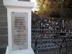 Candles at the Sanctuary of Cerro San Cristóbal in Santiago, Chile