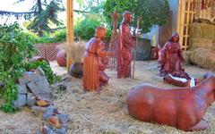 Nativity scene at Cerro San Cristóbal