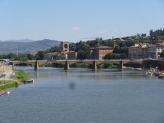 Ponte alle Grazie viewed from Ponte Vecchio