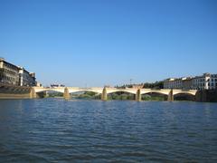 Ponte alle Grazie bridge viewed from the river