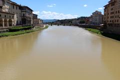 Arno River view from Ponte Vecchio