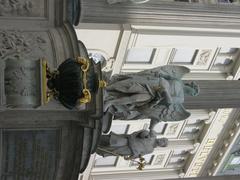 Vermählungsbrunnen fountain at Hoher Markt in Vienna