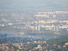 panoramic view of Budapest from Elizabeth Lookout