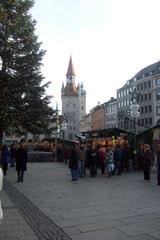 Marienplatz in Munich on November 29, 2009