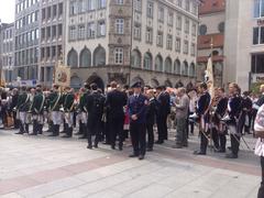 Corpus Christi procession in Munich on 20 June 2019