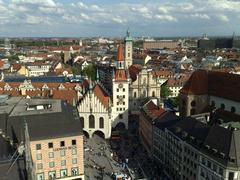 Viktualienmarkt in Munich on June 15, 2013