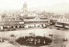 1865 Plaza de Armas Lima photographic reconstruction