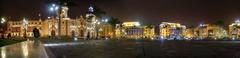 Plaza Mayor panorama in Lima, Peru