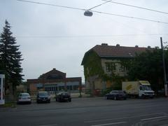 Ehemaliger Straßenbahn-Betriebsbahnhof Grinzing, später Autobus-Betriebsgarage