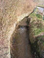 Schreiberbach stream in Vienna on April 9, 2006