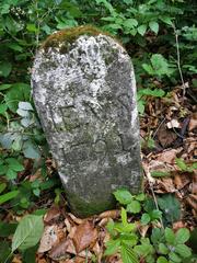 Boundary stone with inscription IEVS 1791