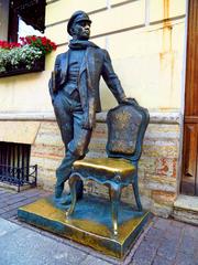 Monument to Ostap Bender in Saint Petersburg