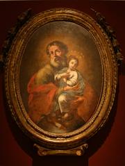 St Joachim and Young Mary Immaculata painting