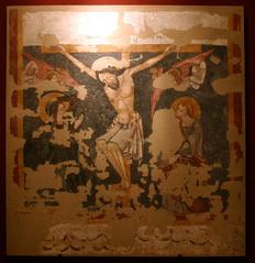 Crucifixion fresco in Museo Diocesano Agrigento