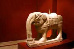 Elephant statue at Museo Diocesano in Agrigento, Italy