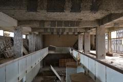 Walkway overlooking the Sala del Tesoro in Museo Diocesano di Agrigento, Sicily, 2014