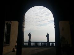 entrance hall of Palazzo Terzi in Bergamo