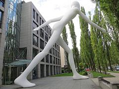 Walking Man statue in Munich