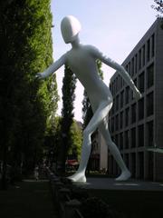 sculpture Man Walking in Munich by Jonathan Borofsky